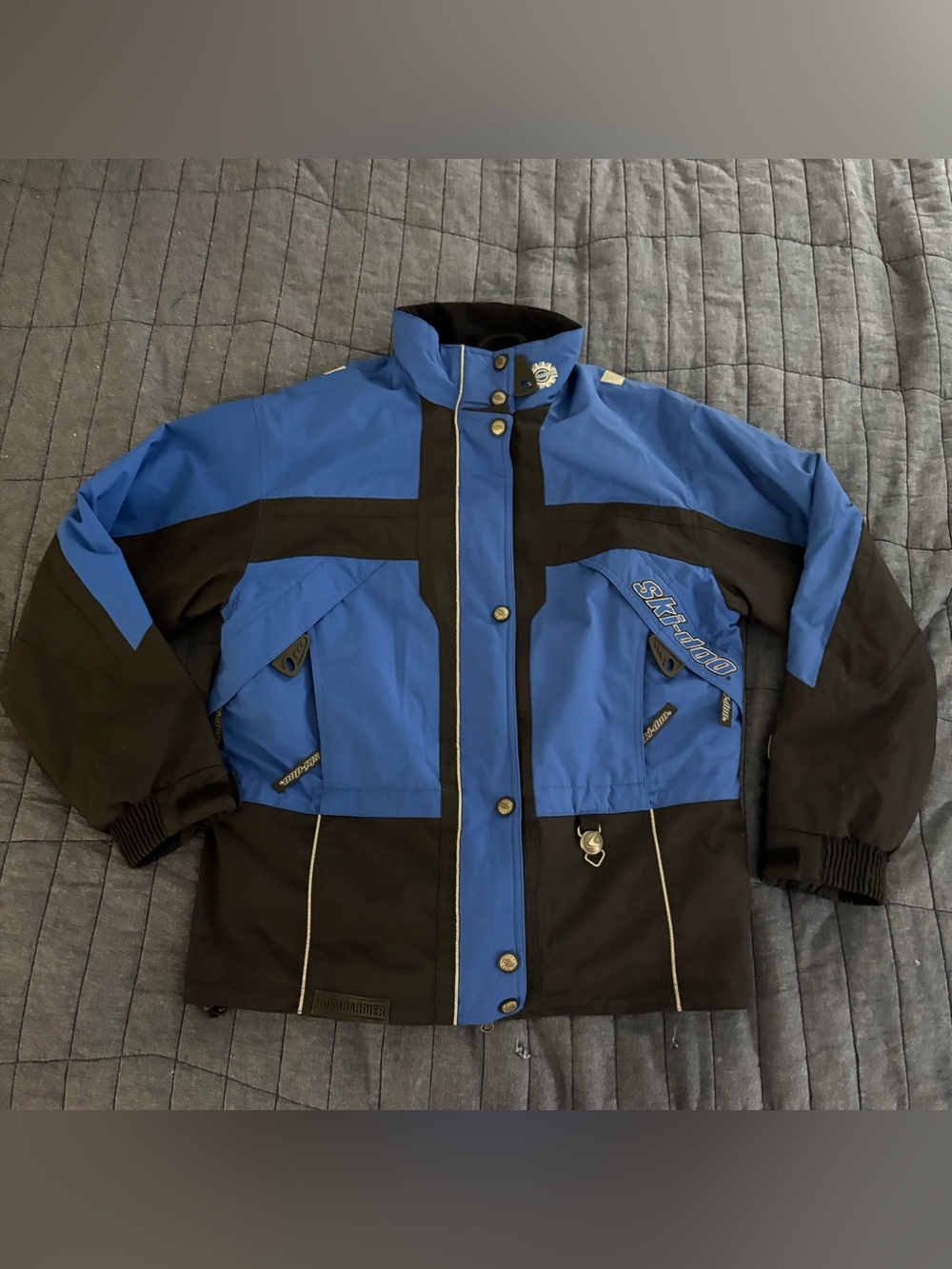 Vintage Ski-Doo Bombardier Renegade 3-in-1 Parka Snowmobile Heavy Jacket; M